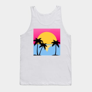 80s sunset Tank Top